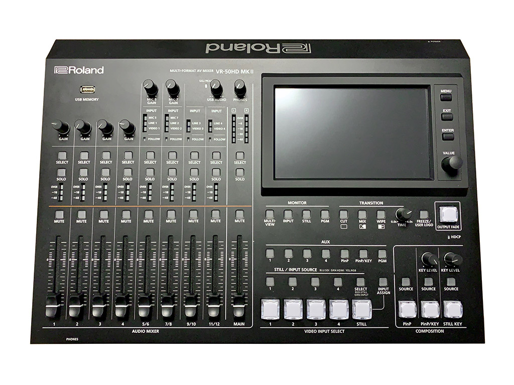 MULTIFORMAT SEAMLESS SWITCHER-ROLAND VR-50HD MK II