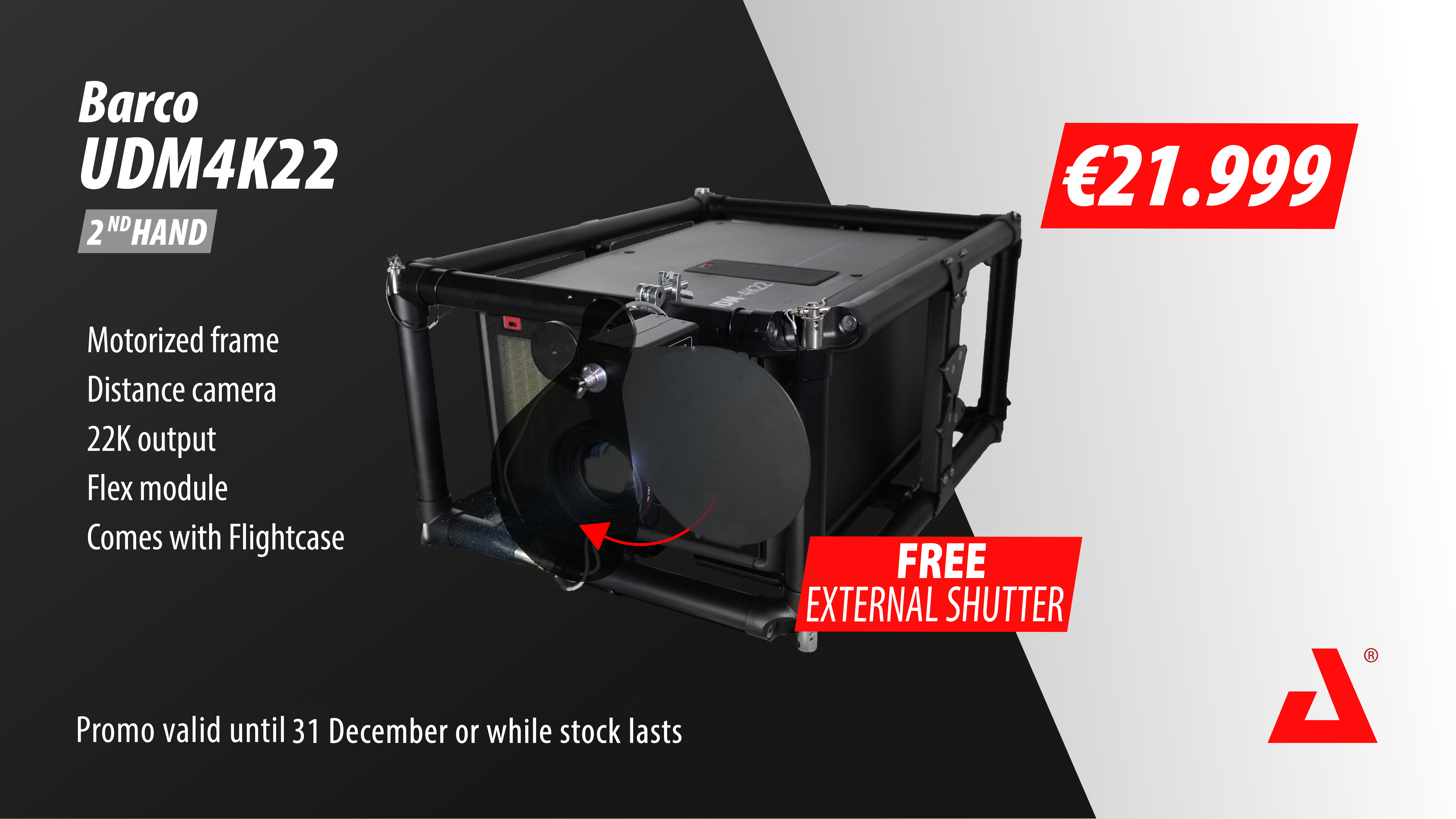 LASER DLP PROJECTOR  - BARCO UDM-4K22 FLEX