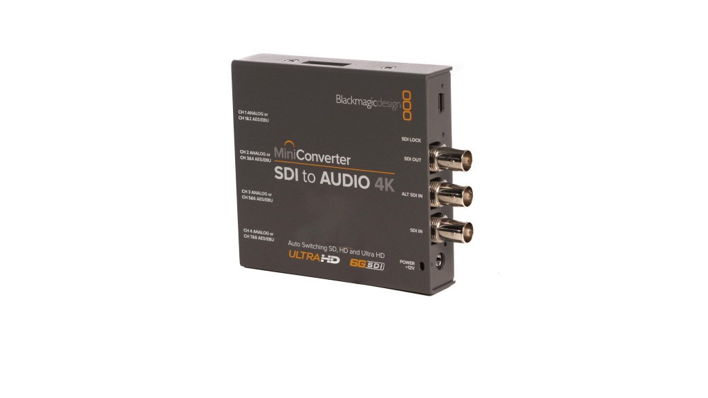 AUDIO DE-EMBEDDER CONVERTER FROM SDI4K
