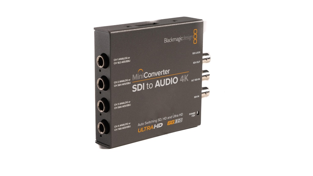 AUDIO DE-EMBEDDER CONVERTER FROM SDI4K